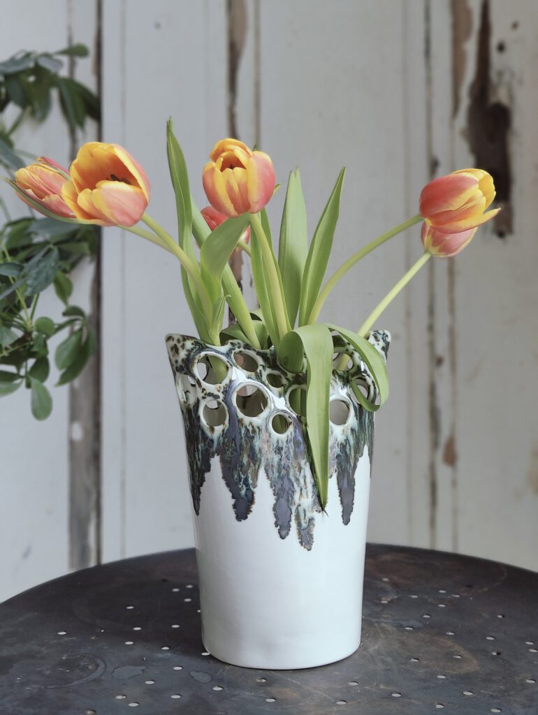 Vase Green Jasper